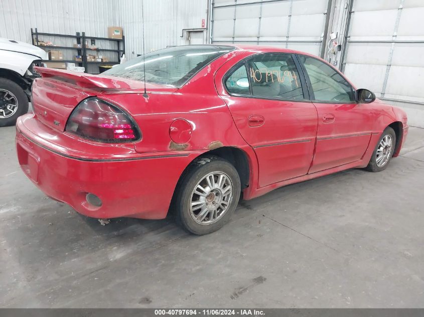 2003 Pontiac Grand Am Gt VIN: 1G2NW52E73C280386 Lot: 40797694