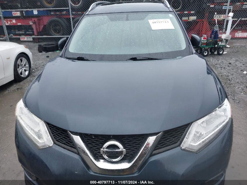 2016 Nissan Rogue Sv VIN: 5N1AT2MT3GC888176 Lot: 40797713