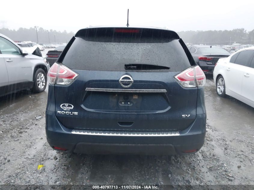 2016 Nissan Rogue Sv VIN: 5N1AT2MT3GC888176 Lot: 40797713