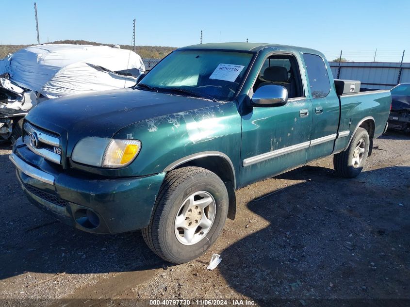 2003 Toyota Tundra Sr5 V8 VIN: 5TBRT34183S432087 Lot: 40797730