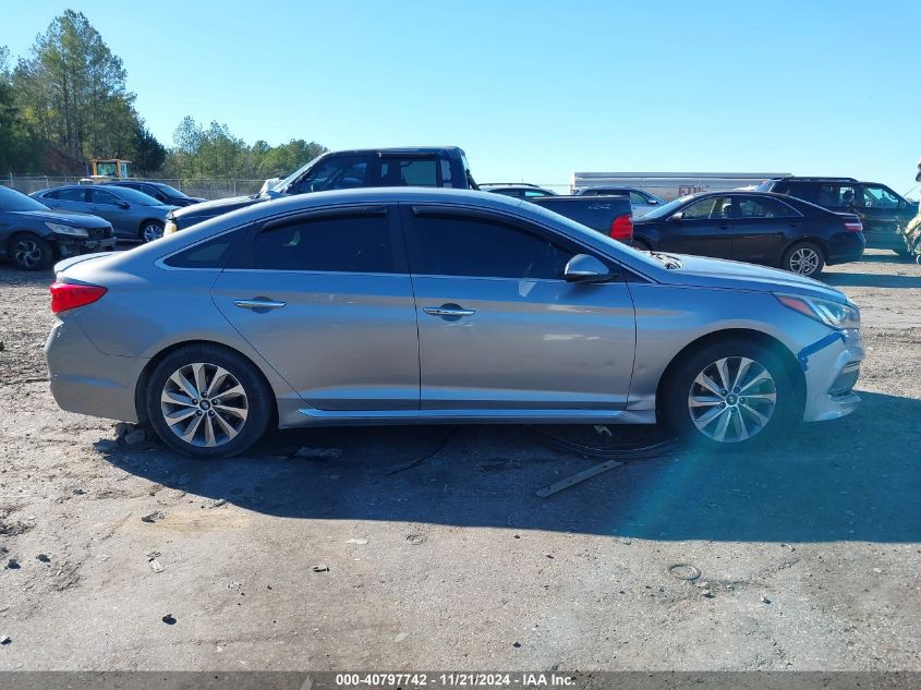 2015 Hyundai Sonata Sport VIN: 5NPE34AF1FH109926 Lot: 40797742