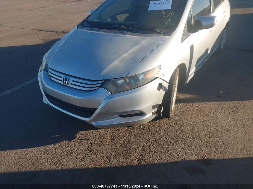 2010 Honda Insight Lx VIN: JHMZE2H51AS003756 Lot: 40797743