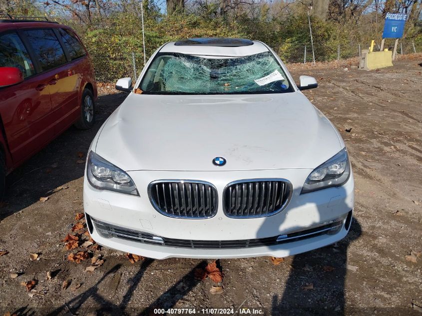 2013 BMW 740Li xDrive VIN: WBAYF4C51DD127996 Lot: 40797764