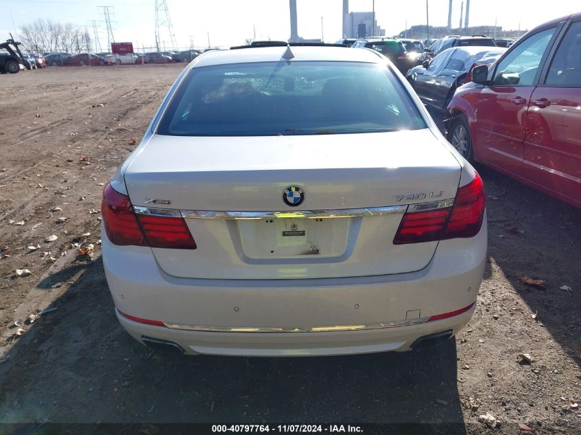 2013 BMW 740Li xDrive VIN: WBAYF4C51DD127996 Lot: 40797764