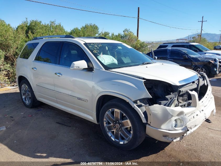 2011 GMC Acadia Denali VIN: 1GKKRTED1BJ349987 Lot: 40797794