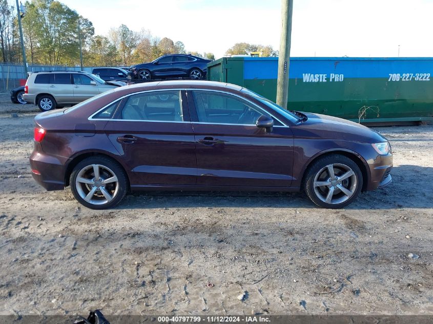 2015 Audi A3 2.0T Premium VIN: WAUBFGFFXF1055261 Lot: 40797799