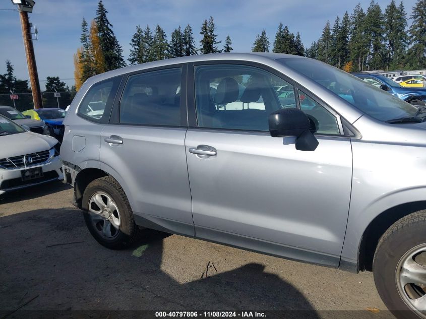 2018 Subaru Forester 2.5I VIN: JF2SJAAC2JH523593 Lot: 40797806