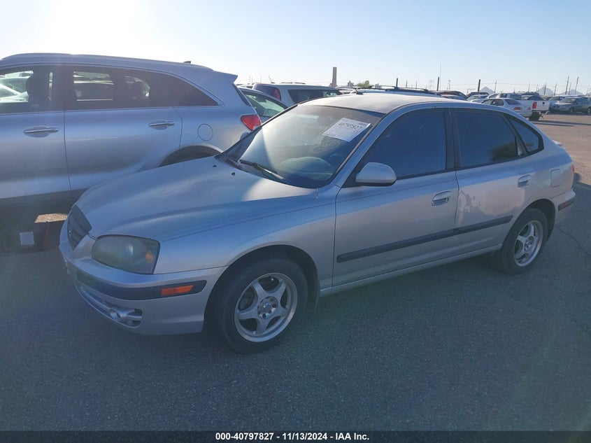 2005 Hyundai Elantra Gls/Gt, Лівий бік, IAAI, VIN KMHDN56DX5U164183 — фото 2