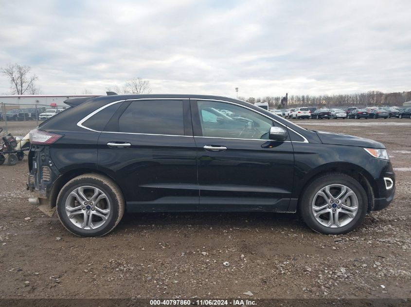 2017 Ford Edge Titanium VIN: 2FMPK4K8XHBB97297 Lot: 40797860