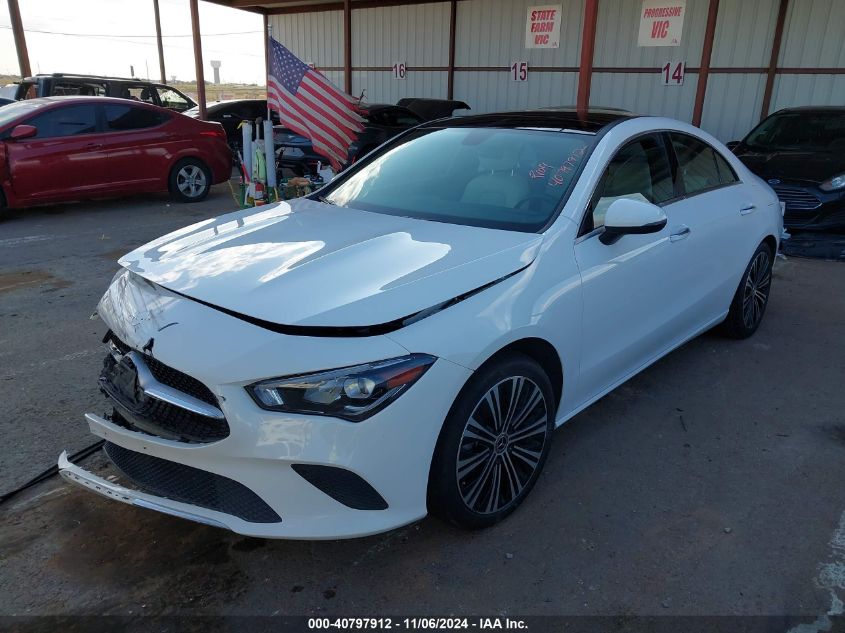 VIN W1K5J4GB0PN335263 2023 MERCEDES-BENZ CLA 250 COUPE no.2