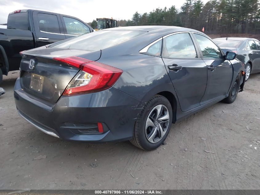 2020 Honda Civic Lx VIN: 2HGFC2F66LH500951 Lot: 40797986