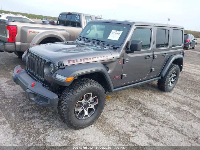 2021 Jeep Wrangler Unlimited Rubicon 4X4 VIN: 1C4HJXFG8MW540339 Lot: 40798012