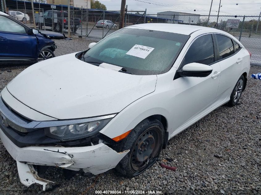 2018 Honda Civic Lx VIN: 2HGFC2F56JH578490 Lot: 40798034