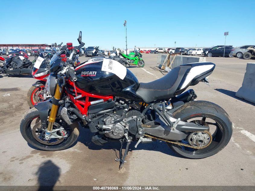 2019 Ducati Monster 1200 VIN: ZDMMACFW7KB025324 Lot: 40798069