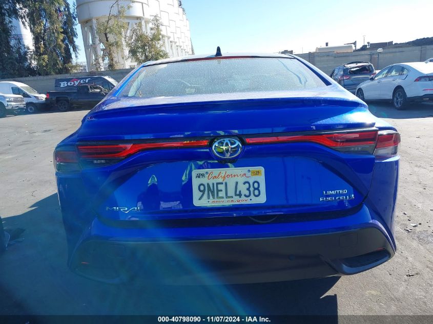 2021 Toyota Mirai Limited VIN: JTDAAAAA9MA001856 Lot: 40798090