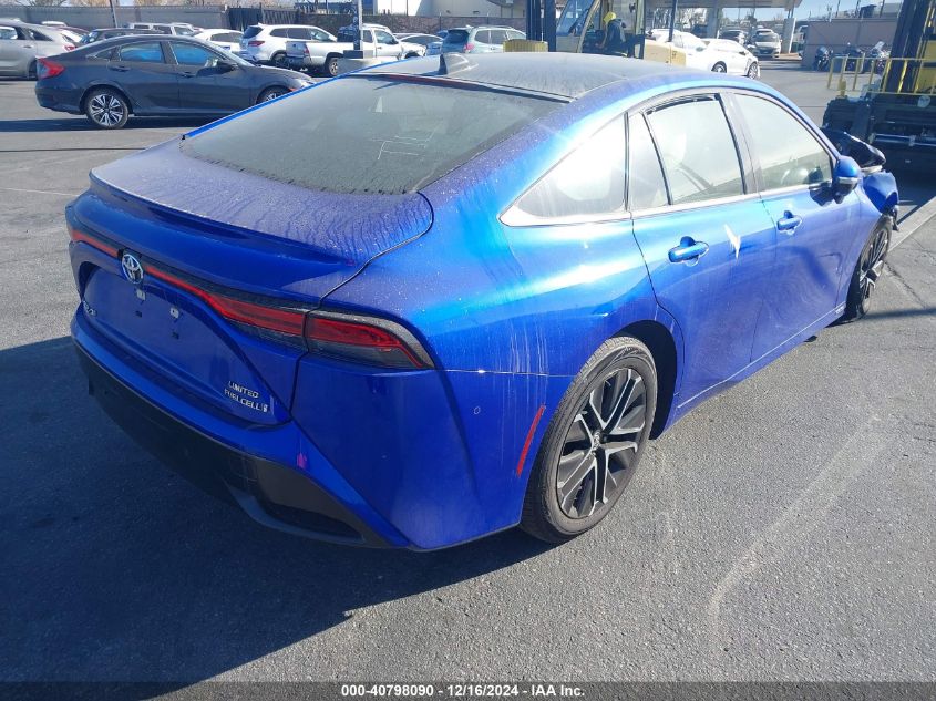 VIN JTDAAAAA9MA001856 2021 Toyota Mirai, Limited no.4