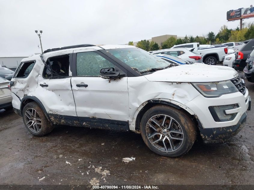 2016 Ford Explorer Sport VIN: 1FM5K8GT8GGB33651 Lot: 40798094