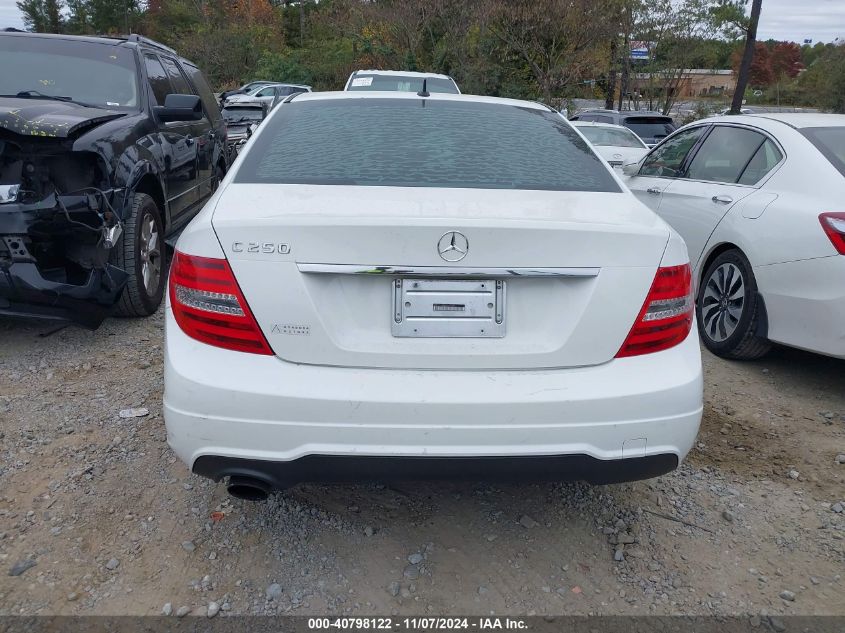 2014 Mercedes-Benz C 250 Luxury/Sport VIN: WDDGF4HB3EG237788 Lot: 40798122