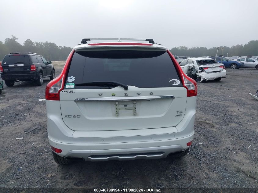 2017 Volvo Xc60 T6 Dynamic VIN: YV449MRR3H2017484 Lot: 40798194