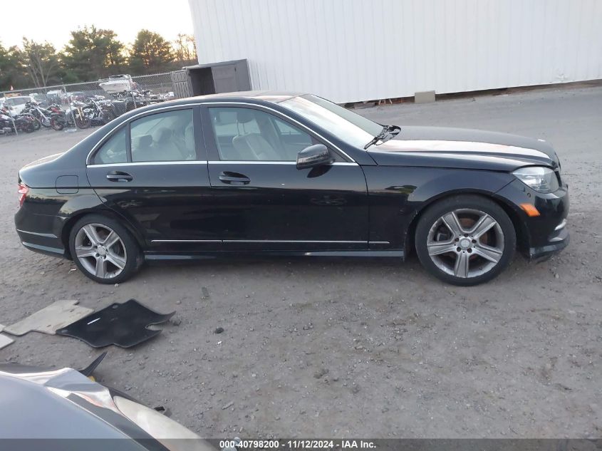 2011 Mercedes-Benz C 300 Luxury 4Matic/Sport 4Matic VIN: WDDGF8BB8BR179273 Lot: 40798200