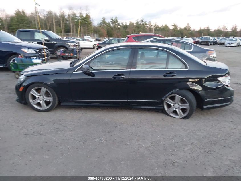 2011 Mercedes-Benz C 300 Luxury 4Matic/Sport 4Matic VIN: WDDGF8BB8BR179273 Lot: 40798200