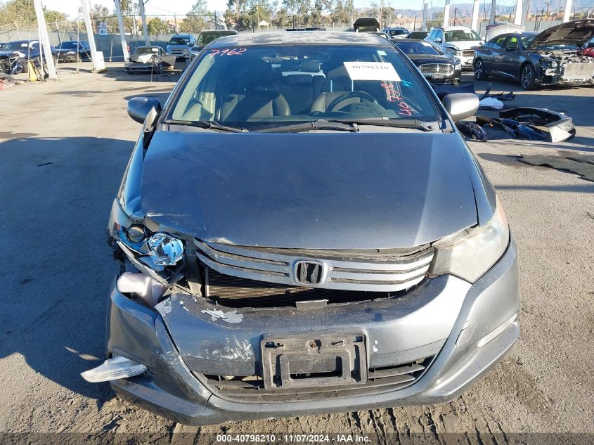 2010 Honda Insight Ex VIN: JHMZE2H79AS042953 Lot: 40798210