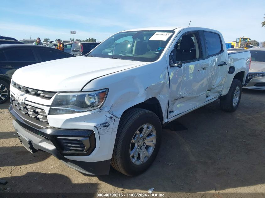 2021 Chevrolet Colorado 2Wd Short Box Lt VIN: 1GCGSCEA2M1196776 Lot: 40798215