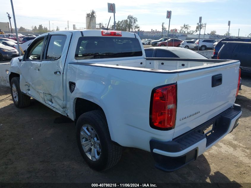 2021 Chevrolet Colorado 2Wd Short Box Lt VIN: 1GCGSCEA2M1196776 Lot: 40798215