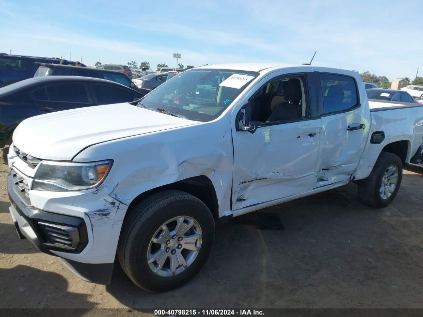 2021 Chevrolet Colorado 2Wd Short Box Lt VIN: 1GCGSCEA2M1196776 Lot: 40798215