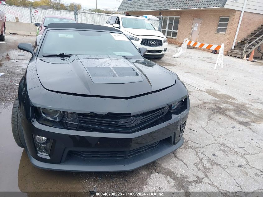 2014 Chevrolet Camaro Zl1 VIN: 2G1FL3DP5E9800809 Lot: 40798228