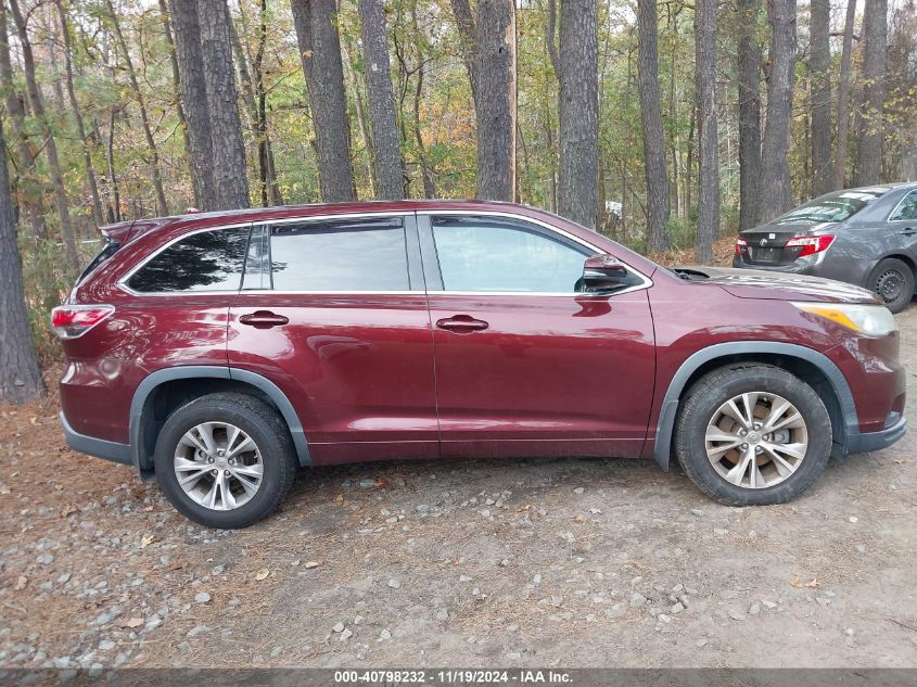 2015 Toyota Highlander Le Plus V6 VIN: 5TDBKRFH9FS205181 Lot: 40798232