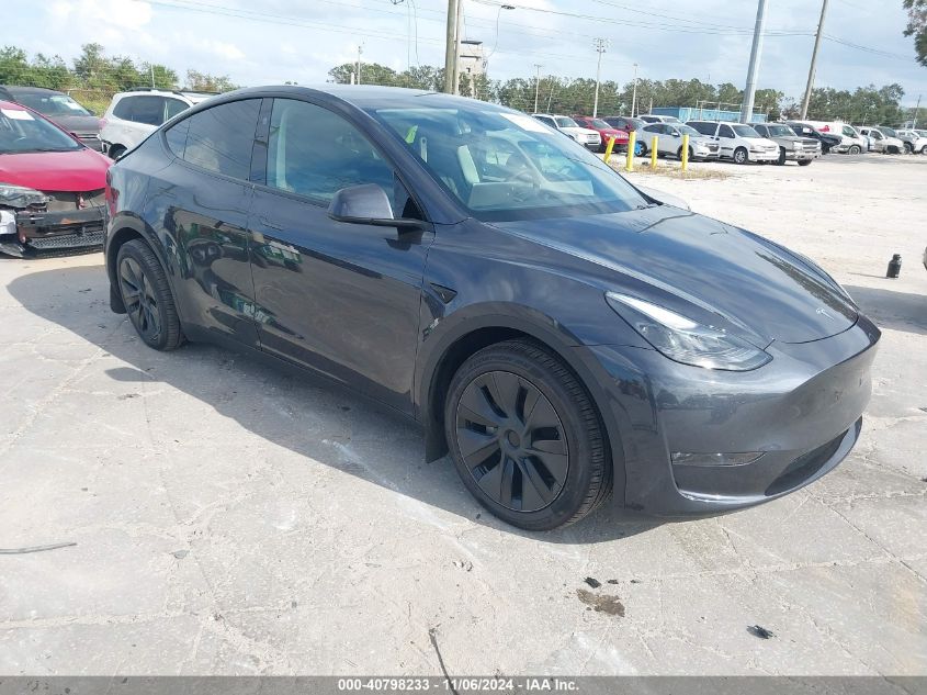 2024 Tesla Model Y Long Range Dual Motor All-Wheel Drive VIN: 7SAYGDEE0RA309055 Lot: 40798233