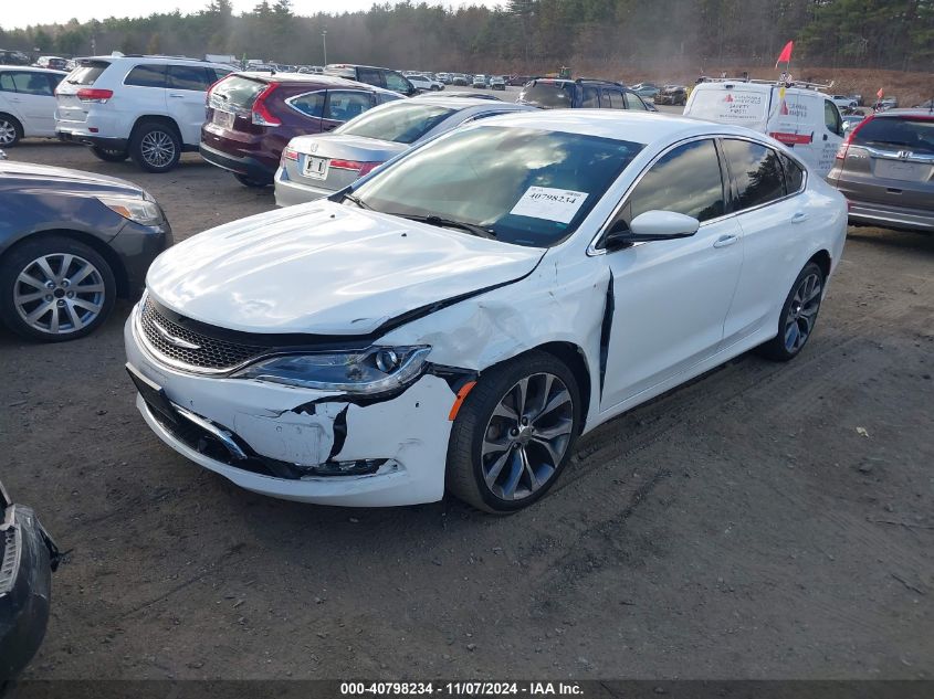 2015 Chrysler 200 C VIN: 1C3CCCEG6FN543607 Lot: 40798234