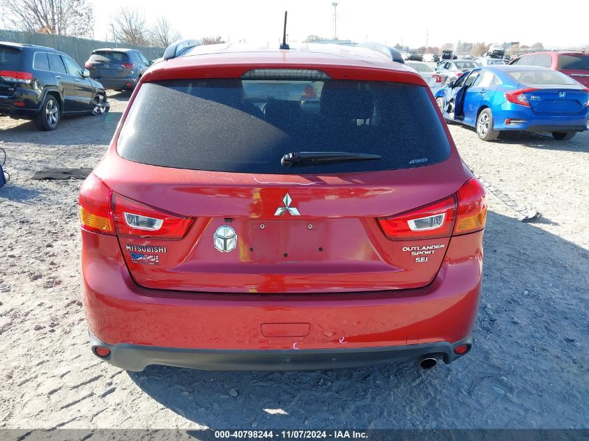 2016 Mitsubishi Outlander Sport 2.4 Sel VIN: JA4AR4AW4GZ050467 Lot: 40798244