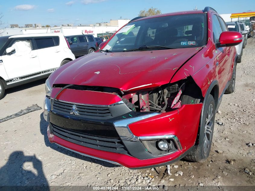 2016 Mitsubishi Outlander Sport 2.4 Sel VIN: JA4AR4AW4GZ050467 Lot: 40798244