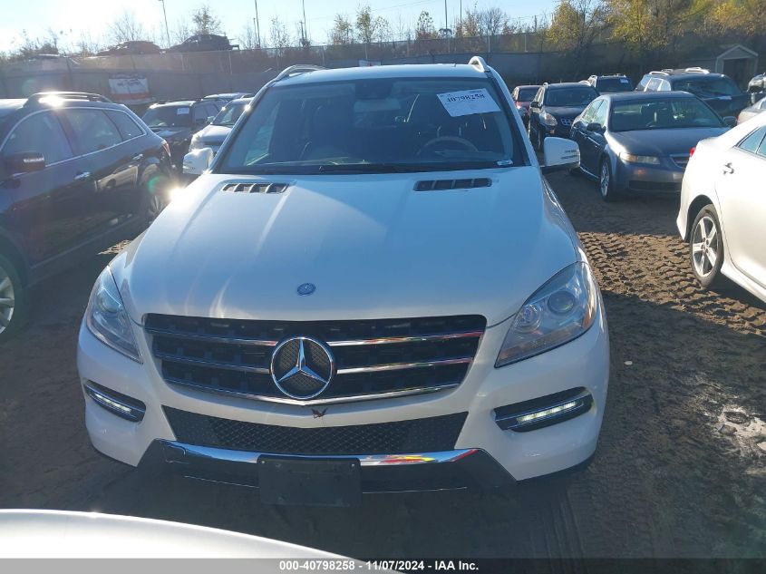 2013 Mercedes-Benz Ml 350 4Matic VIN: 4JGDA5HB7DA154394 Lot: 40798258