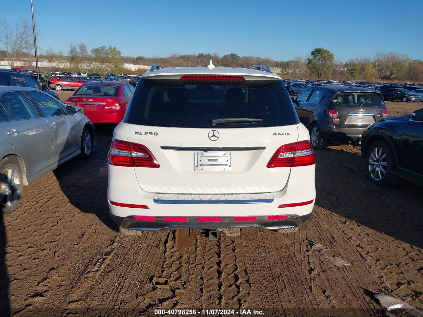 2013 Mercedes-Benz Ml 350 4Matic VIN: 4JGDA5HB7DA154394 Lot: 40798258