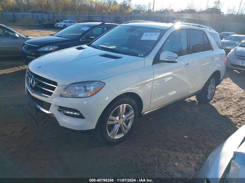 2013 Mercedes-Benz Ml 350 4Matic VIN: 4JGDA5HB7DA154394 Lot: 40798258