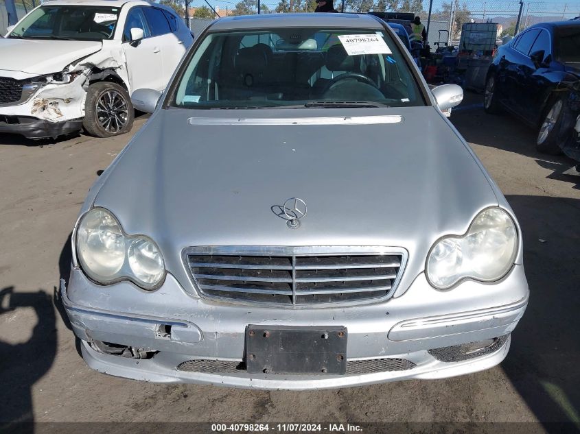 2006 Mercedes-Benz C 230 Sport VIN: WDBRF52H16F805614 Lot: 40798264