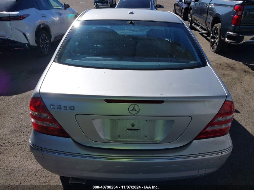 2006 Mercedes-Benz C 230 Sport VIN: WDBRF52H16F805614 Lot: 40798264