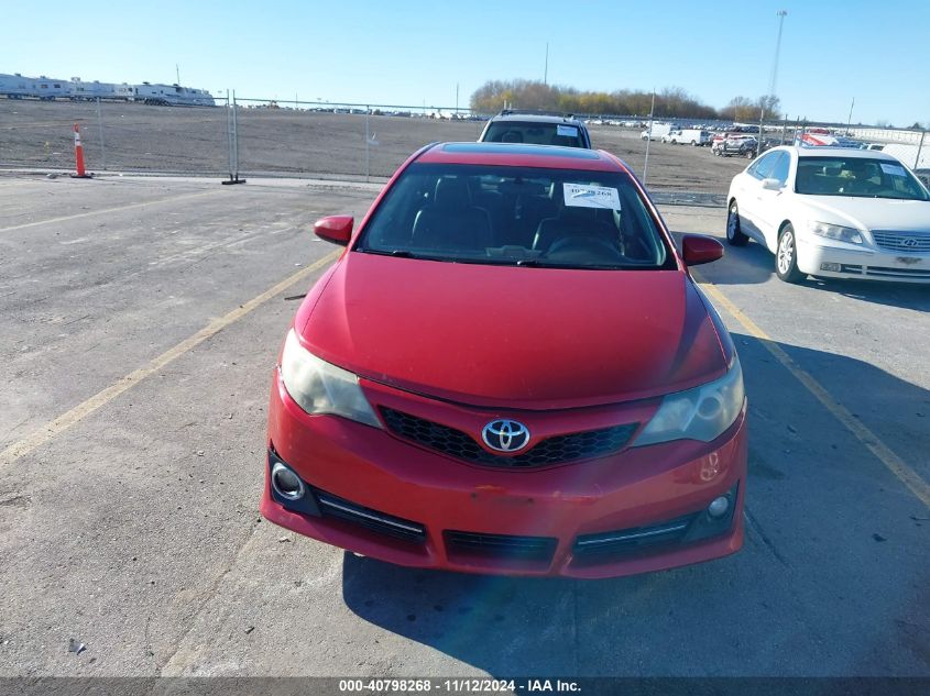 2012 Toyota Camry Se Limited Edition VIN: 4T1BF1FK0CU632446 Lot: 40798268