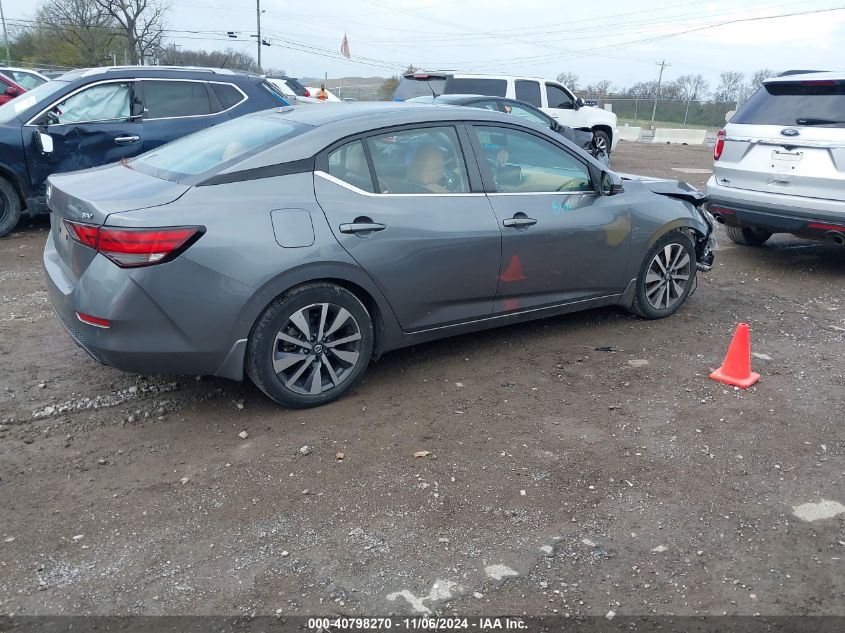 2020 Nissan Sentra Sv Xtronic Cvt VIN: 3N1AB8CV2LY296334 Lot: 40798270