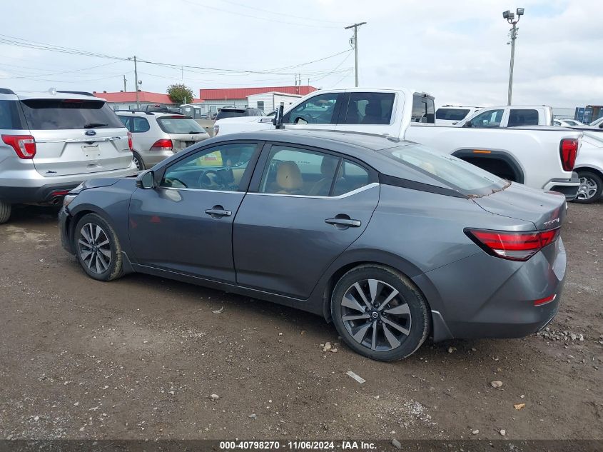 2020 Nissan Sentra Sv Xtronic Cvt VIN: 3N1AB8CV2LY296334 Lot: 40798270