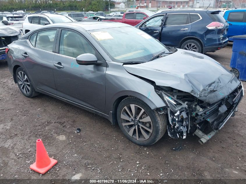 2020 Nissan Sentra Sv Xtronic Cvt VIN: 3N1AB8CV2LY296334 Lot: 40798270