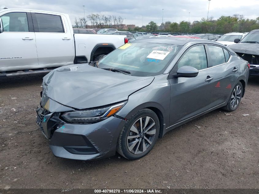 2020 Nissan Sentra Sv Xtronic Cvt VIN: 3N1AB8CV2LY296334 Lot: 40798270