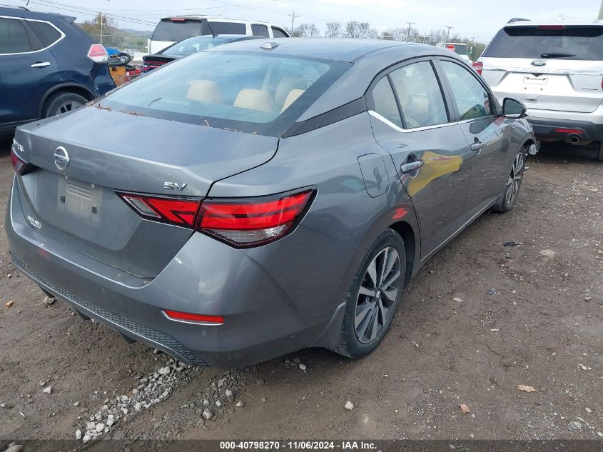 2020 Nissan Sentra Sv Xtronic Cvt VIN: 3N1AB8CV2LY296334 Lot: 40798270