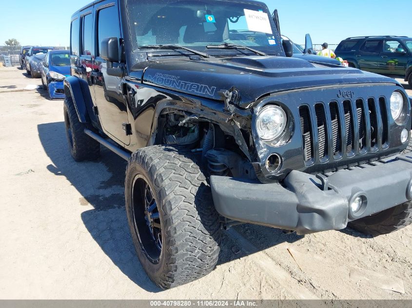 2017 Jeep Wrangler Unlimited Smoky Mountain 4X4 VIN: 1C4BJWEG4HL620312 Lot: 40798280