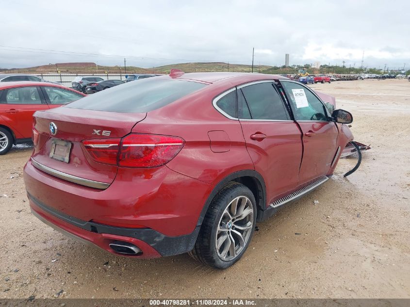 VIN 5UXKU0C52J0G80619 2018 BMW X6, Sdrive35I no.4