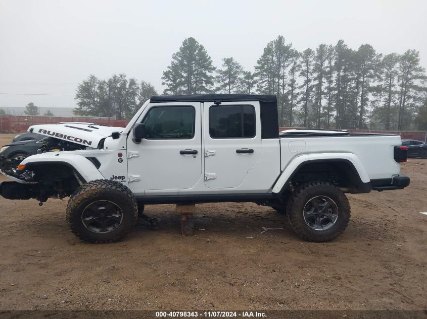 2020 Jeep Gladiator Rubicon 4X4 VIN: 1C6JJTBGXLL134134 Lot: 40798343