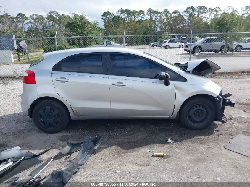 2013 Kia Rio Lx VIN: KNADM5A38D6246256 Lot: 40798355